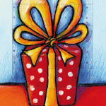 Ευχετήρια κάρτα με κίνηση "πάρτυ έκπληξη"