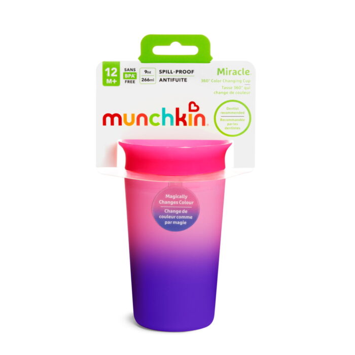 colour changing 3 Εκπαιδευτικό Κύπελλο που Αλλάζει Χρώμα Munchkin Colour Changing Miracle Cup 360 266 ml - Image 3