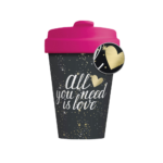 Κούπα Μπαμπού BambooCUP* Φουξ - All you need is Love-Gold 400ml