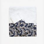 Σετ Πετσέτες Βαμβακερές 70x140 Tiny Toes Myrtille Night Blue