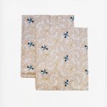 Σετ Σεντόνια Λίκνου 70x100 Tiny Toes 2 τμχ Swallows Nude