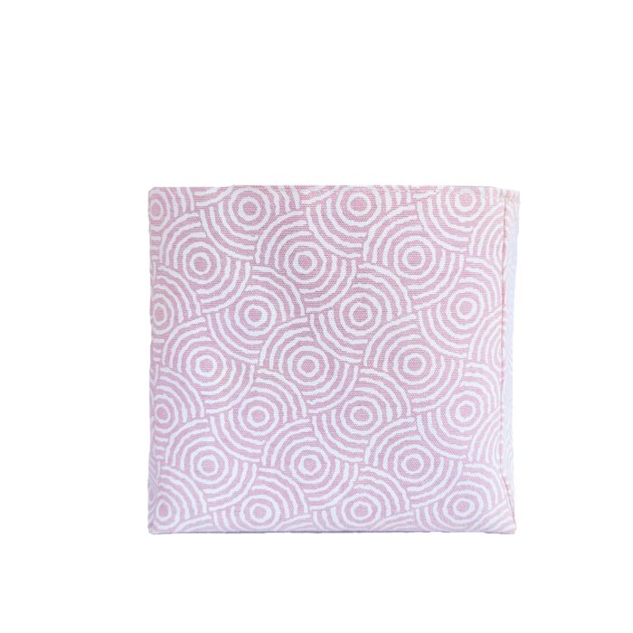 καλαθάκι ροζ1 Χειροποίητο Καλαθάκι Οργάνωσης Καλλυντικών Ροζ - Image 1