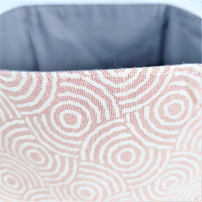 καλαθάκι ροζ2 Χειροποίητο Καλαθάκι Οργάνωσης Καλλυντικών Ροζ - Image 2