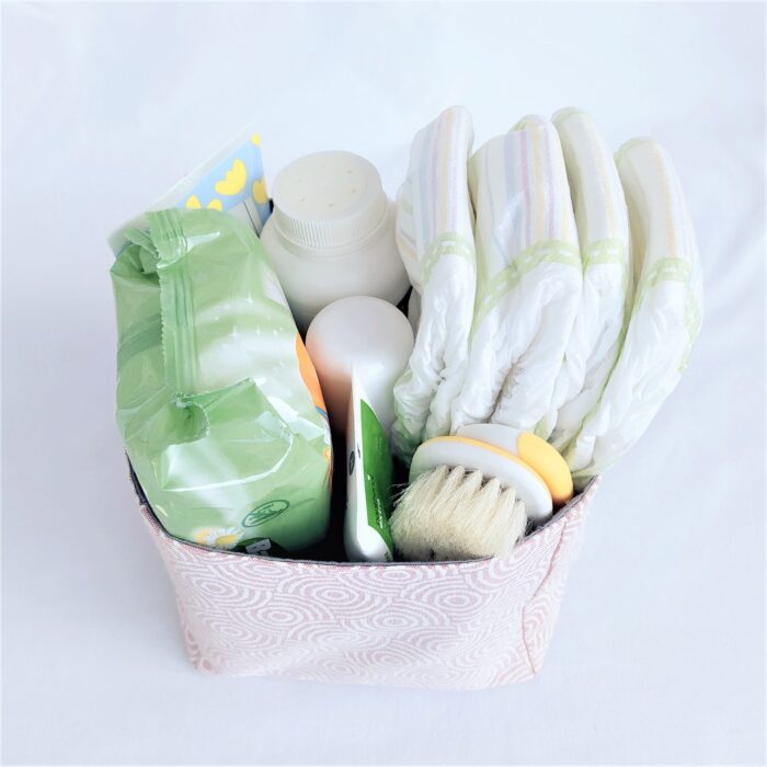 καλαθάκι ροζ4 Χειροποίητο Καλαθάκι Οργάνωσης Καλλυντικών Ροζ - Image 4