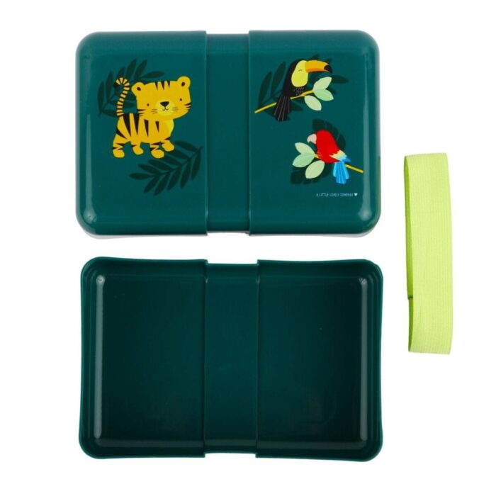 lunch-box-jungle-tiger3 Δοχείο Φαγητού Lunch Box 850mlA Little Lovely Company -  Jungle Tiger - Image 2