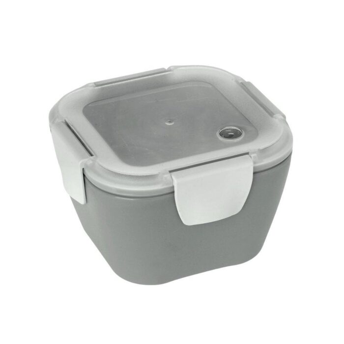 δοχείο φαγητού smash bowl γκρι2 Φαγητοδοχείο Smash Bowl 650ml Ecolife Γκρι - Image 1