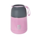 Θερμός Φαγητού Ανοξείδωτο Ecolife 450ml Ροζ