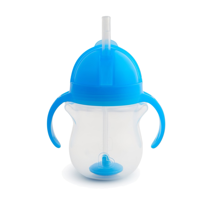 tip&sip blue1 Κύπελλο με Καλαμάκι  Munchkin Tip & Sip Cup Blue 207ml - Image 1