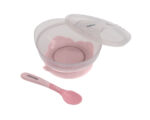 Μπωλ Φαγητού με Κουτάλι και Βεντούζα Kikka Boo - Pink 250ml - Image 2