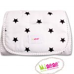 Κάλυμμα Καθίσματος Καροτσιού Minene, Ασπρόμαυρα Αστέρια