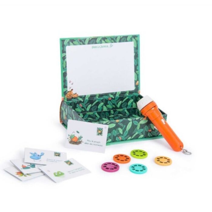 φακός ιστοριών με βιβλίο 668380-2 Σετ Σινεμά-Βιβλίο με Φακό Ιστοριών Dans la Jungle 668380 - Image 2