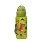 Παγούρι AlpinTec Kids 400ml Πράσινο με Καλαμάκι - Dino