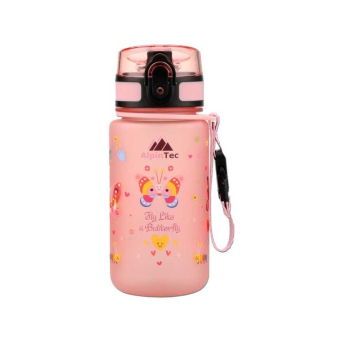 Παγούρι AlpinTec Kids 350ml Ροζ - Butterfly Παγούρι AlpinTec Kids 350ml Ροζ - Butterfly - Image 1