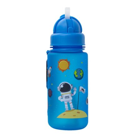 Παγούρι AlpinTec Kids 400ml Μπλε με Καλαμάκι - Space