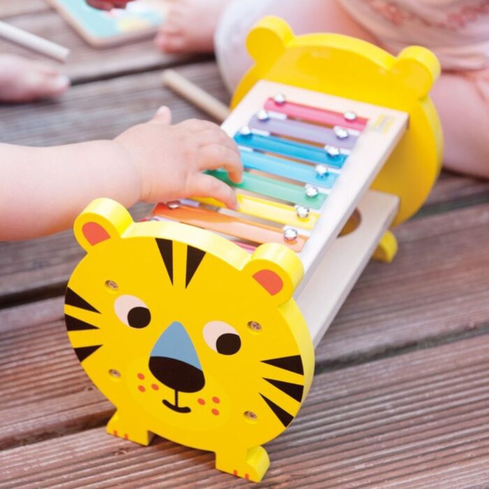 Ξυλόφωνο και Πάγκος Εργασίας Τίγρης Andreu Toys4 Ξυλόφωνο και Πάγκος Εργασίας Τίγρης Andreu Toys - Image 3