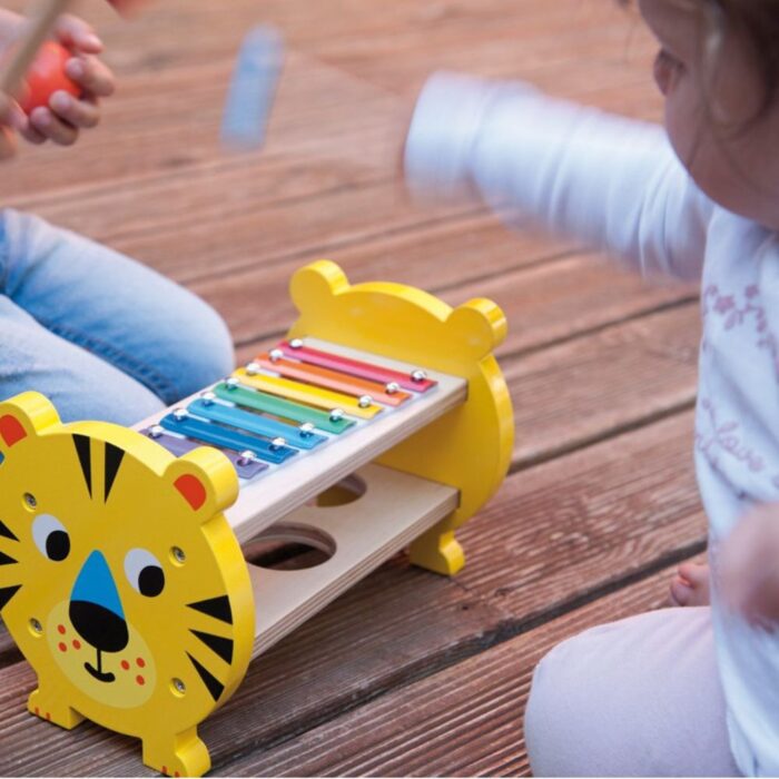 Ξυλόφωνο και Πάγκος Εργασίας Τίγρης Andreu Toys5 Ξυλόφωνο και Πάγκος Εργασίας Τίγρης Andreu Toys - Image 2
