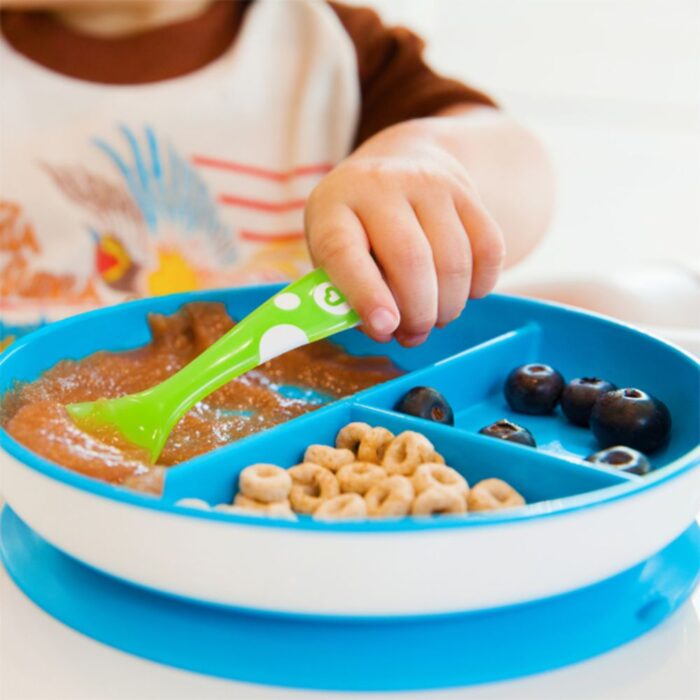 Πιάτο με Χωρίσματα και Βεντούζα Munchkin Suction Plate10 Πιάτο με Χωρίσματα και Βεντούζα Munchkin Stay Put Suction Plate - Image 10