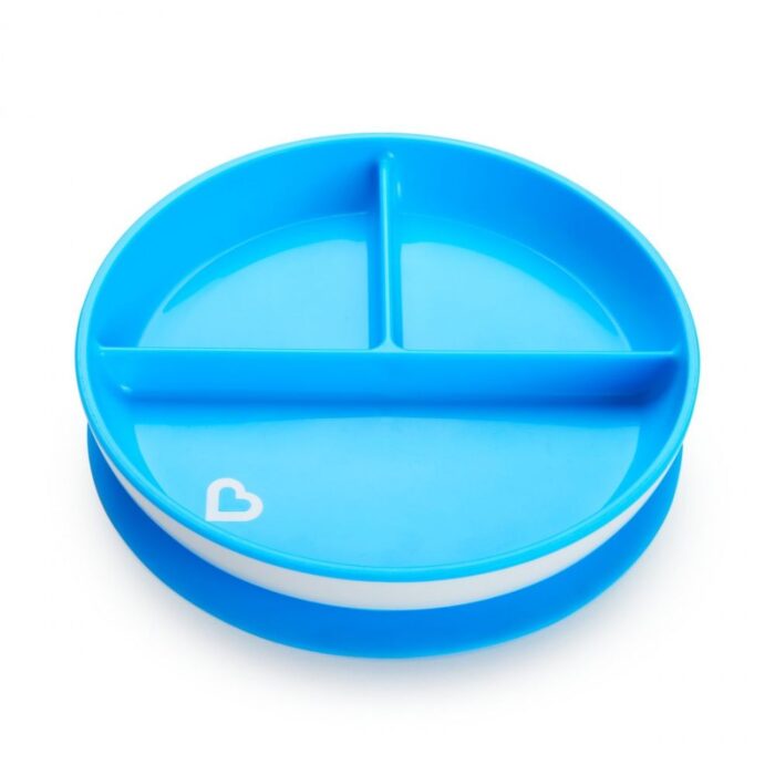 Πιάτο με Χωρίσματα και Βεντούζα Munchkin Suction Plate2 Πιάτο με Χωρίσματα και Βεντούζα Munchkin Stay Put Suction Plate - Image 2