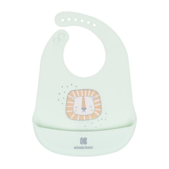 Σαλιάρα Σιλικόνης Kikka Boo Savanna Mint1 Σαλιάρα Σιλικόνης Kikka Boo - Savanna Mint - Image 1