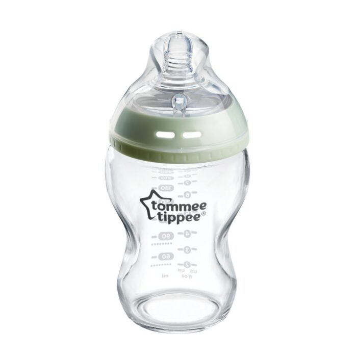 Γυάλινο Μπιμπερό 250ml Μικρής Ροής 0m+ Tommee Tippee-Natural Start - Image 3