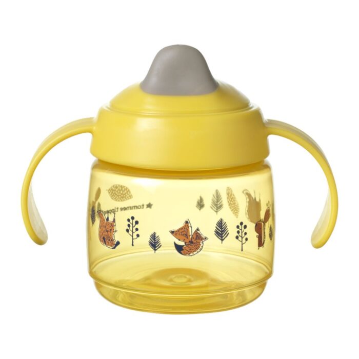 Εκπαιδευτικό Κύπελο με Στόμιο Σιλικόνης και Λαβές Tommee Tippee-Superstar Κίτρινο 190ml 4m+1 Εκπαιδευτικό Κύπελο με Στόμιο Σιλικόνης και Λαβές Tommee Tippee-Superstar Κίτρινο 190ml 4m+ - Image 2
