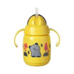 Εκπαιδευτικό Παγουράκι με Καλαμάκι με Βαρίδι Tommee-Tippee Superstar Κίτρινο 300ml 6m+