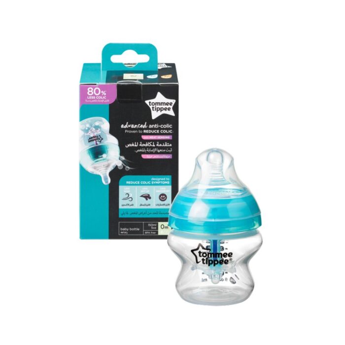 Πλαστικό Μπιμπερό 150ml Μικρής Ροής 0m+ Tommee Tippee-Advanced Anti-Colic Πλαστικό Μπιμπερό 150ml Μικρής Ροής 0m+ Tommee Tippee-Advanced Anti-Colic - Image 1