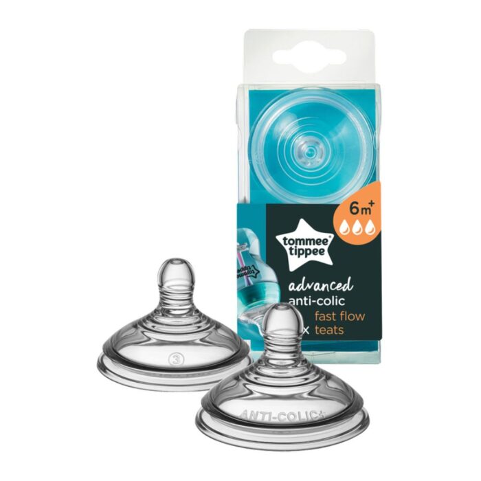 Θηλές Σιλικόνης Μεγάλης Ροής 6m+ Tommee Tippee-Advanced Anti-Colic 2τμχ 1 Θηλές Σιλικόνης Μεγάλης Ροής 6m+ Tommee Tippee-Advanced Anti-Colic 2τμχ - Image 2