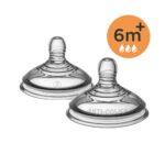 Θηλές Σιλικόνης Μεγάλης Ροής 6m+ Tommee Tippee-Advanced Anti-Colic 2τμχ