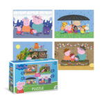 Παζλ 4 σε 1 - Η Peppa το Γουρουνάκι σε Περιπέτειες