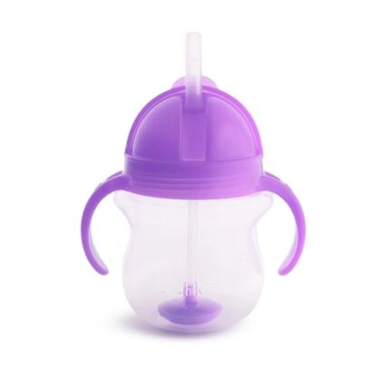 Κύπελλο με Καλαμάκι Munchkin Tip & Sip Cup Purple 207ml