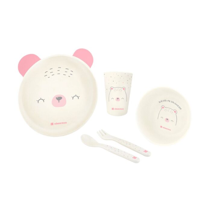 Σετ Φαγητού Kikka Βoo Bear with me Pink 5τεμ. Σετ Φαγητού Kikka Βoo Bear with me Pink 5τεμ. - Image 1