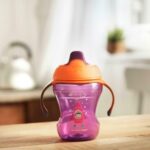 Εκπαιδευτικό Κύπελο με Στόμιο και Λαβές Tommee Tippee-Sippee Cup Μωβ 230ml 7m+ - Image 3