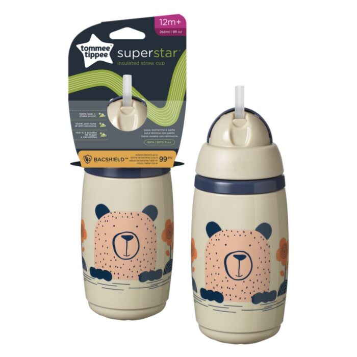 Ισοθερμικό Κύπελο με Καλαμάκι Tommee Tippee-Superstar Γκρι 266ml 12m+ 2 Ισοθερμικό Κύπελο με Καλαμάκι Tommee Tippee-Superstar Γκρι 266ml 12m+ - Image 4