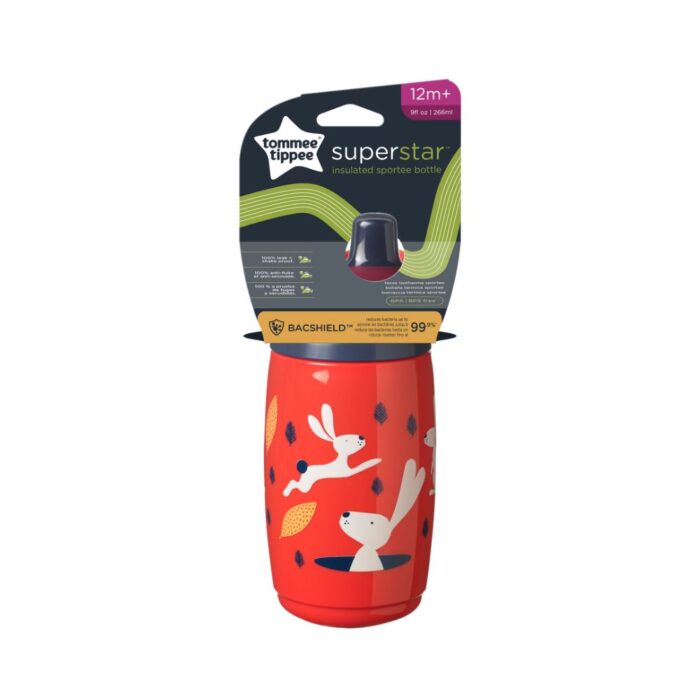 Ισοθερμικό Κύπελο με Σκληρό Στόμιο Tommee Tippee-Superstar Κόκκινο 266ml 12m+ 2 Ισοθερμικό Κύπελο με Σκληρό Στόμιο Tommee Tippee-Superstar Κόκκινο 266ml 12m+ - Image 3