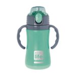 Ανοξείδωτο Παγούρι Θερμός με Καλαμάκι Ecolife Kids Thermos 300ml Mint