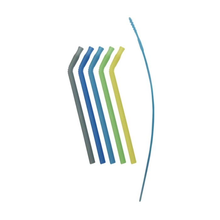 Σετ 5 Καλαμάκια Σιλικόνης και Βούρτσα Καθαρισμού B.Box - Pool Party Σετ 5 Καλαμάκια Σιλικόνης και Βούρτσα Καθαρισμού B.Box - Pool Party - Image 1