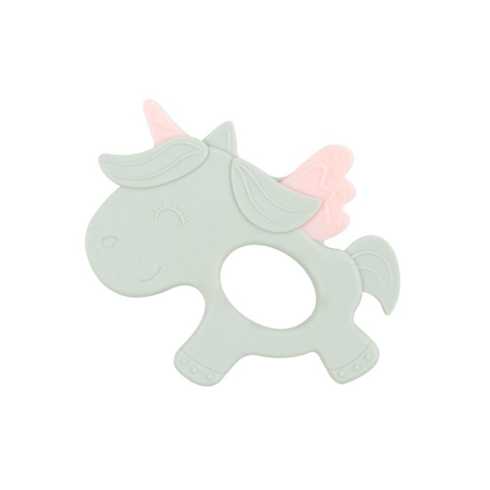 xr:d:DAGBnpO-9lo:13,j:6392157926501698059,t:24040720 Μασητικό Σιλικόνης Kikka Boo - Unicorn Mint - Image 1