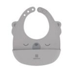 Σαλιάρα Σιλικόνης Kikka Boo - Silicon Bib Grey