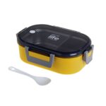 Φαγητοδοχείο με Χώρισμα 900ml Ecolife - Yellow