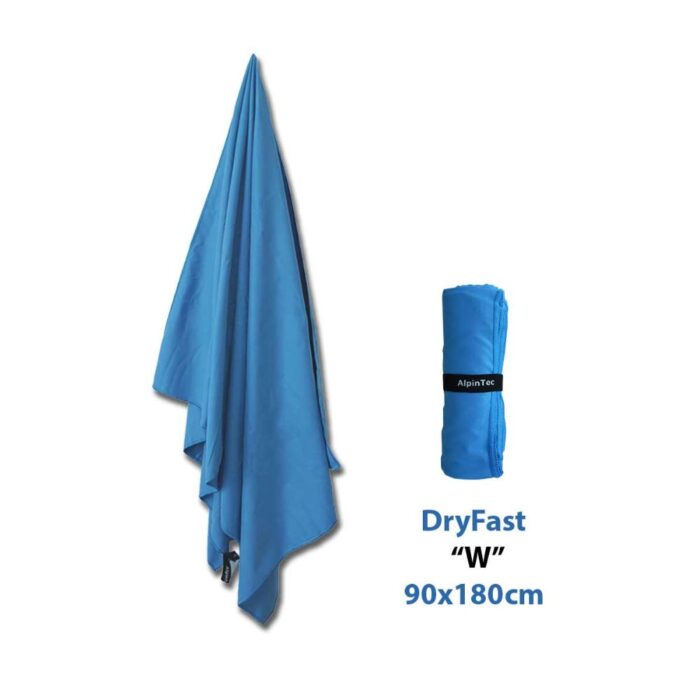 Πετσέτα AlpinTec Microfiber Dryfast 90x180cm - Blue Πετσέτα AlpinTec Microfiber Dryfast 90x180cm - Blue - Image 1