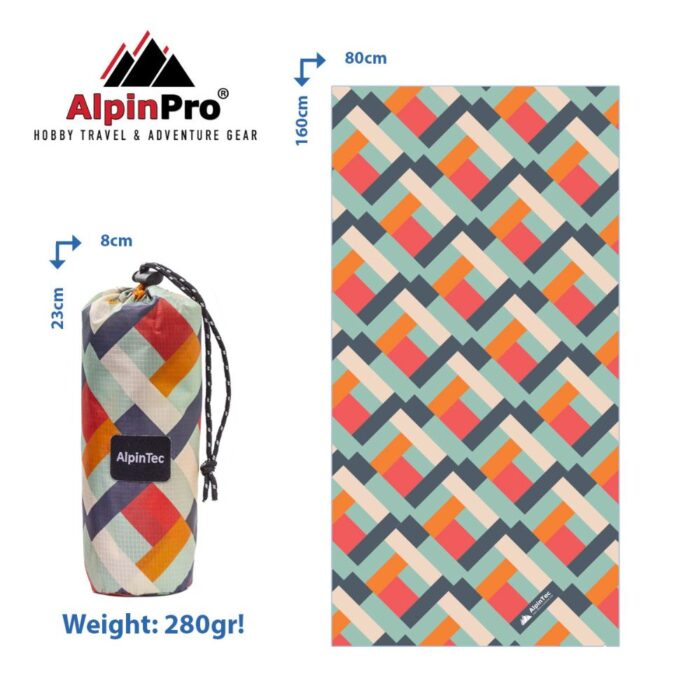 Πετσέτα AlpinTec Microfiber Dryfast Paint 80x160cm - Norm I 1 Πετσέτα AlpinTec Microfiber Dryfast Paint 80x160cm - Norm I - Image 2