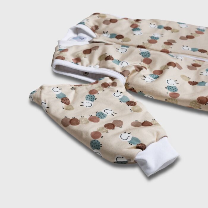 Υπνόσακος με Αποσπώμενα Μανίκια Tender Classic 2.5 Tog Caterpillar – Μπεζ 1 Υπνόσακος με Αποσπώμενα Μανίκια Tender Classic 2.5 Tog Caterpillar - Μπεζ - Image 2