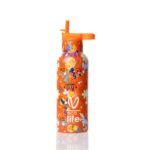 Ανοξείδωτο Παγούρι Θερμός με Καλαμάκι Ecolife X Vasiliki 500ml - Ice - Image 2