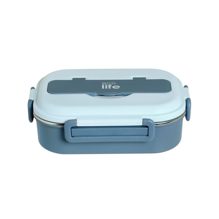 Φαγητοδοχείο με Χώρισμα 3 Θέσεων 1000ml Ecolife – Γαλάζιο 1 Φαγητοδοχείο με Χώρισμα 3 Θέσεων 1000ml Ecolife – Γαλάζιο - Image 2