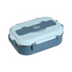 Φαγητοδοχείο με Χώρισμα 3 Θέσεων 1000ml Ecolife – Γαλάζιο