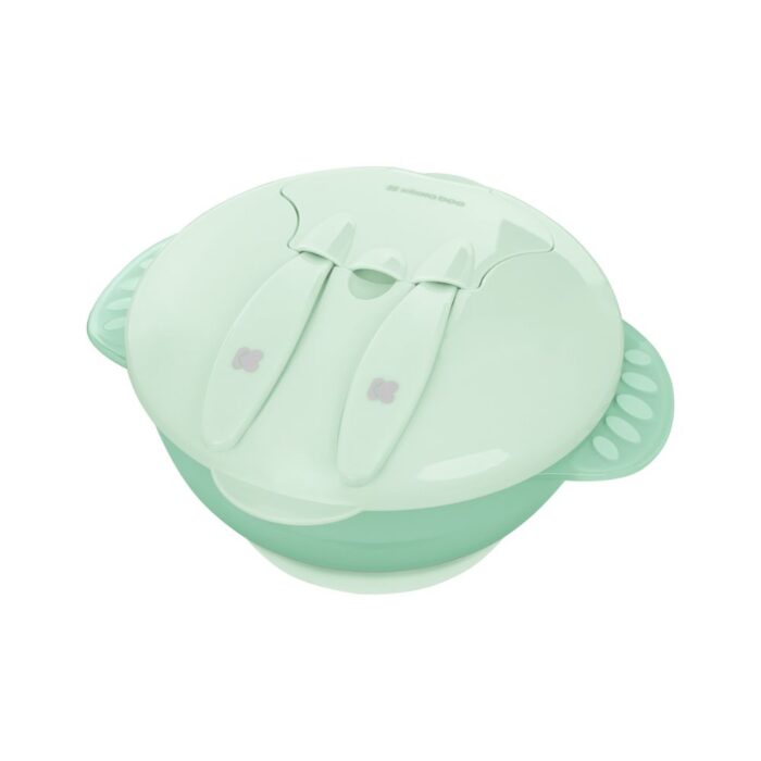 Μπωλ Φαγητού με Βεντούζα 4 σε 1 Kikka Boo - Feed-me-up Mint 500ml Μπωλ Φαγητού με Βεντούζα 4 σε 1 Kikka Boo - Feed-me-up Mint 500ml - Image 1