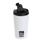 Ποτήρι Θερμός Ecolife - White (Matte) Coffee Thermos 370ml - Image 2