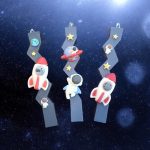 Αρωματική Λαμπάδα από Φυτικό Κερί - Αστροναύτης Zig Zag - Image 2