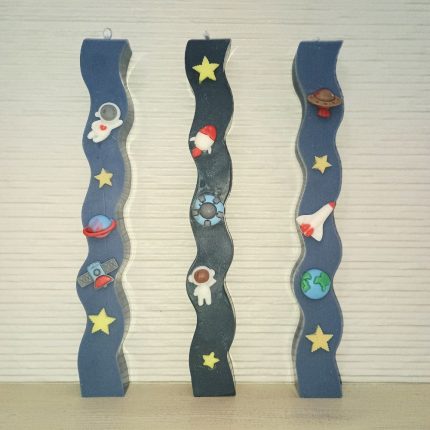 Αρωματική Λαμπάδα από Φυτικό Κερί - Διαστημικές Περιπέτειες